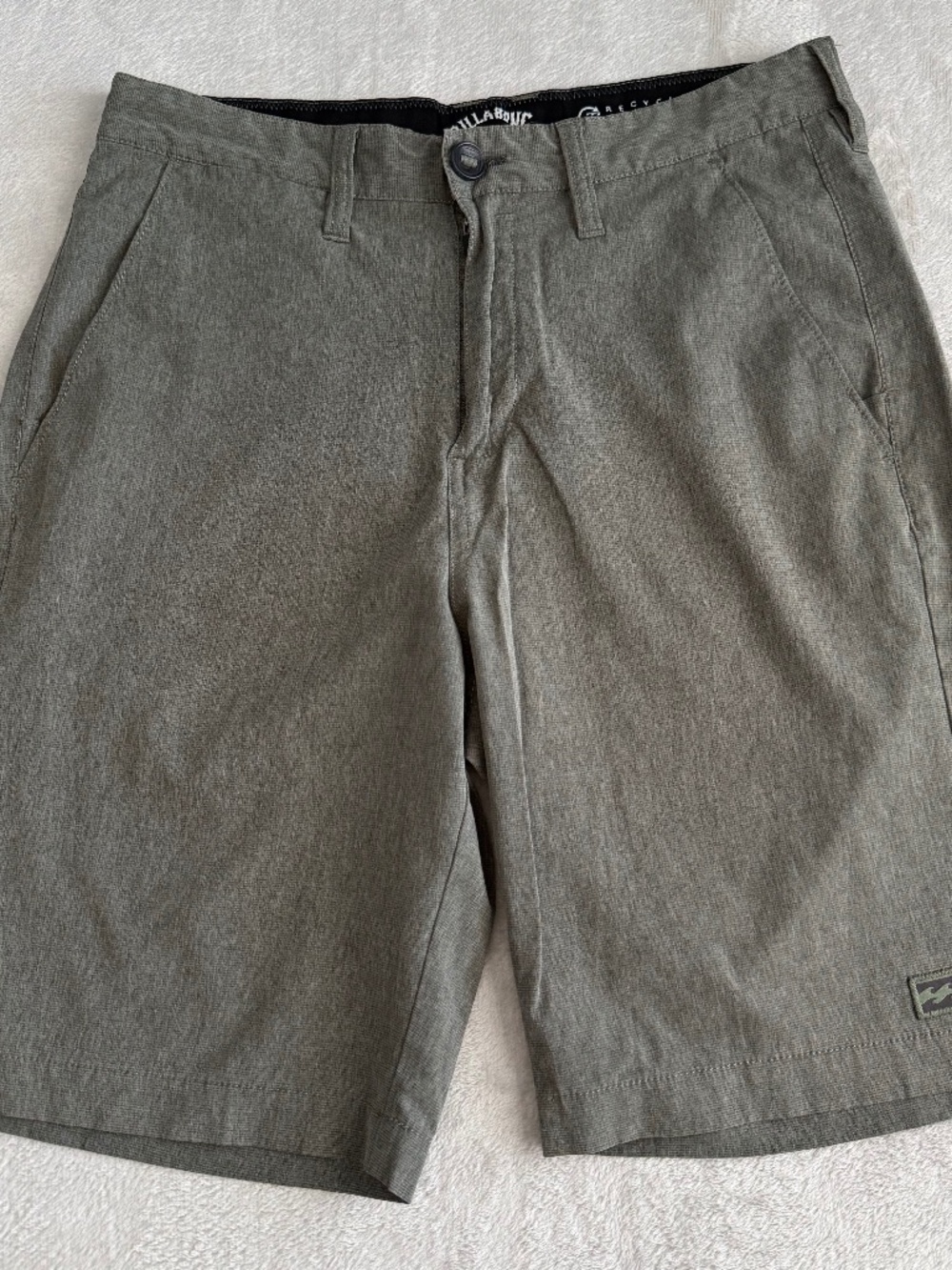 Billabong Recycler Crossfire Submersibles Mens Hybrid Shorts Size 28 Light Green